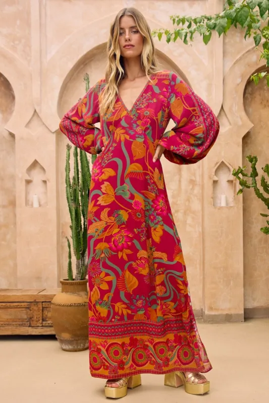 Mirage Maxi Dress - Ruby Rhapsody sold by Nine Lives Bazaar
