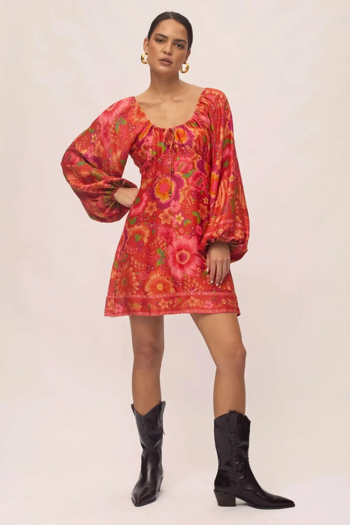 Revolver Mini Dress - Cherry sold by Nine Lives Bazaar product image thumbnail 5