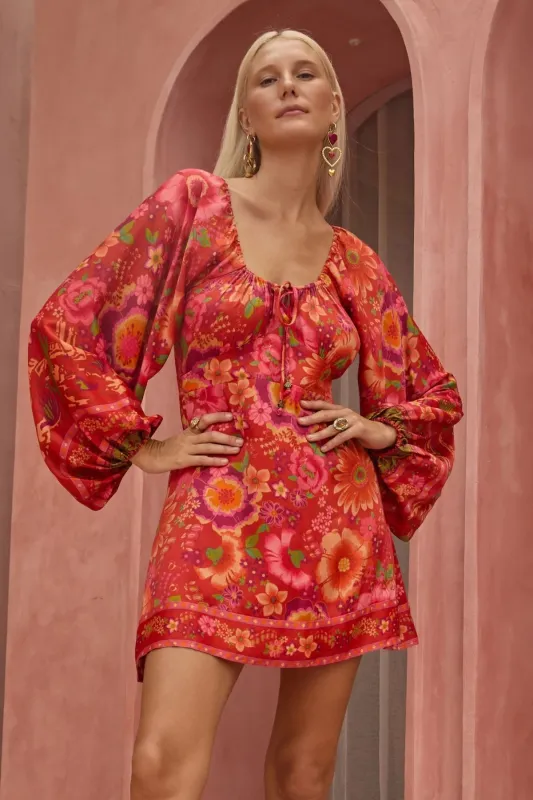 Revolver Mini Dress - Cherry sold by Nine Lives Bazaar