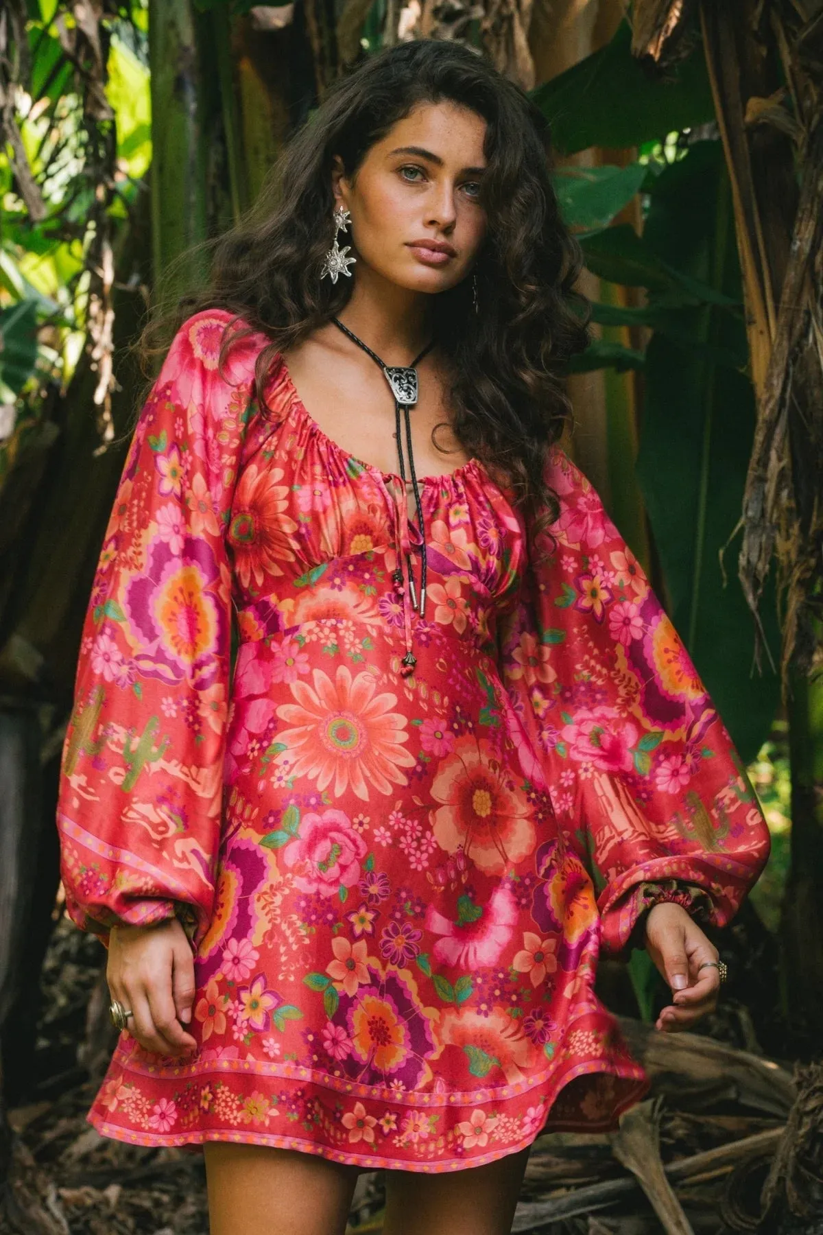 Revolver Mini Dress - Cherry sold by Nine Lives Bazaar product image thumbnail 4