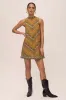 Twiggy Mini Dress - Cedar sold by Nine Lives Bazaar