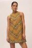 Twiggy Mini Dress - Cedar sold by Nine Lives Bazaar