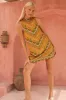 Twiggy Mini Dress - Cedar sold by Nine Lives Bazaar