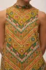 Twiggy Mini Dress - Cedar sold by Nine Lives Bazaar