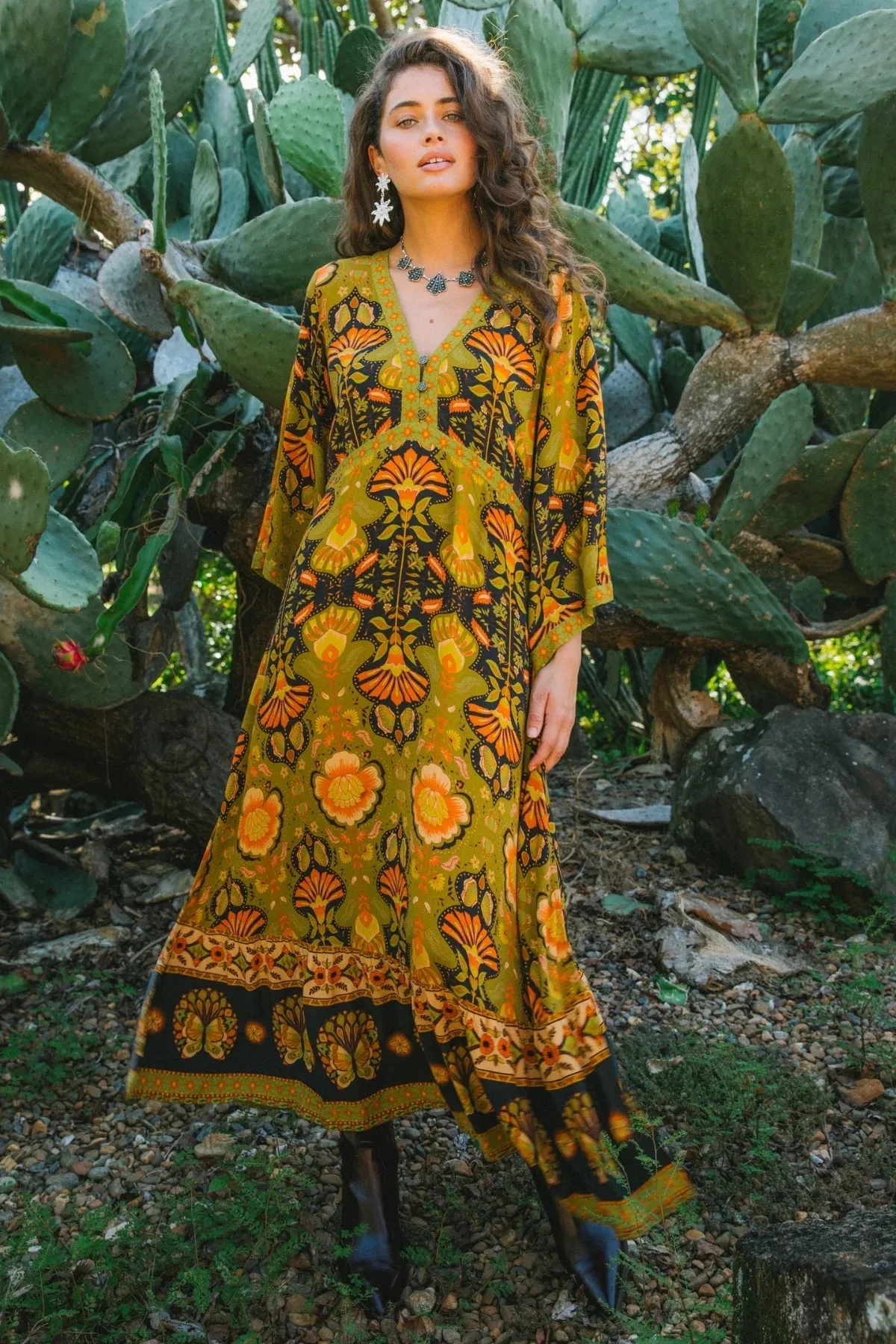 Empire Dress - Coyote sold by Nine Lives Bazaar product image thumbnail 2