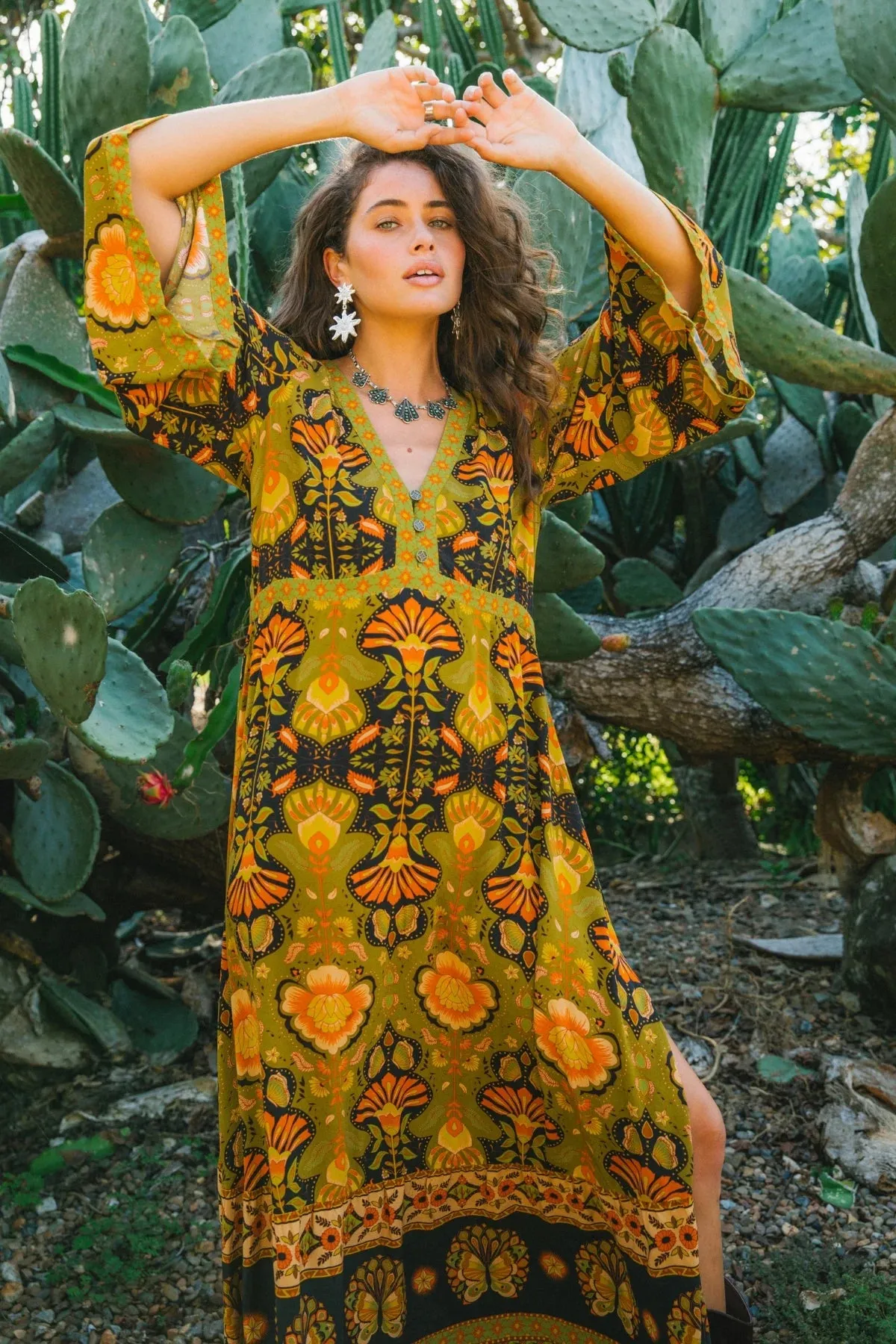 Empire Dress - Coyote sold by Nine Lives Bazaar product image thumbnail 3