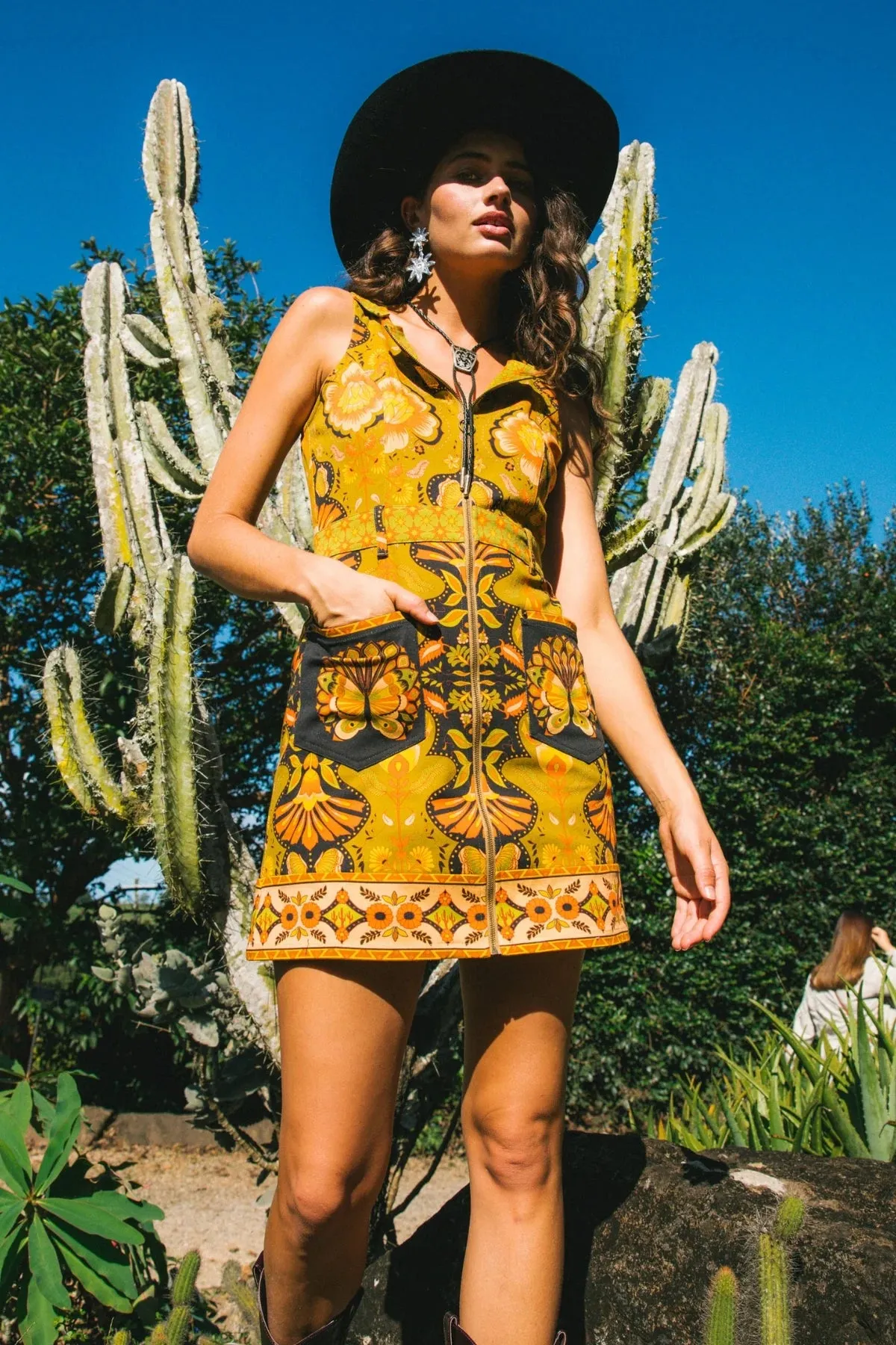 Rodeo Mini Dress - Coyote sold by Nine Lives Bazaar product image thumbnail 2