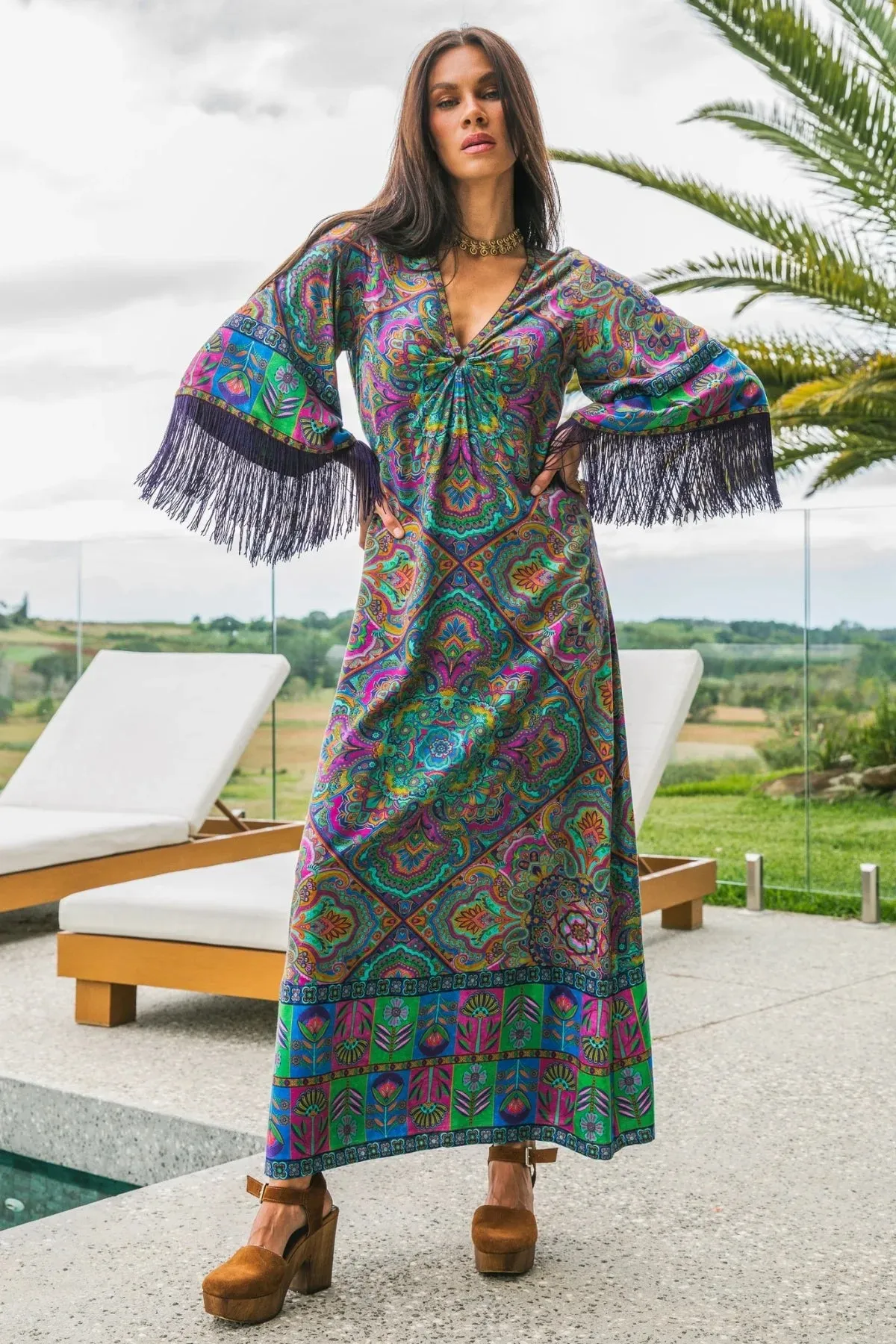 Muse Maxi Dress - Mystique sold by Nine Lives Bazaar product image thumbnail 5