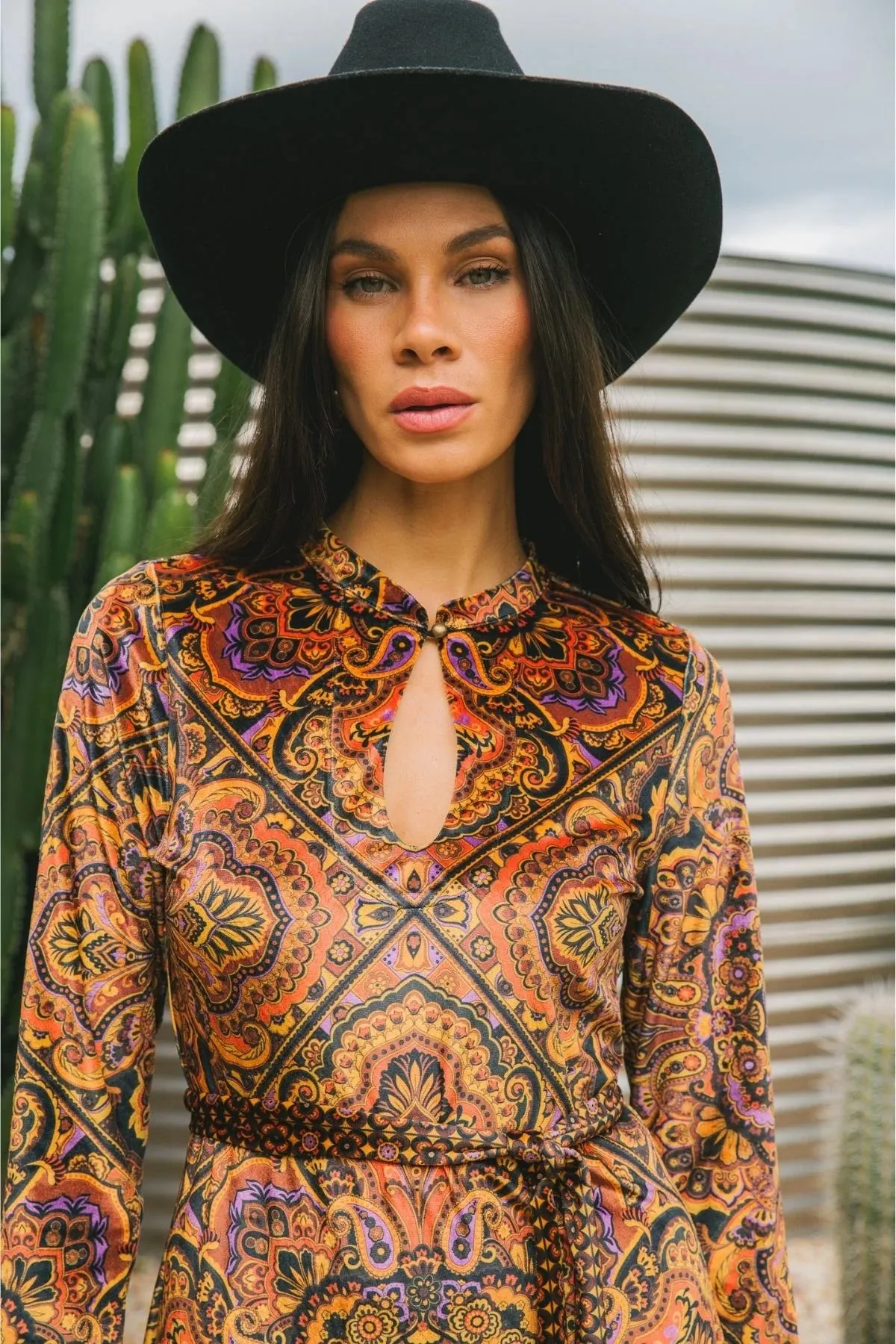 Elixir Maxi Dress - Ember sold by Nine Lives Bazaar product image thumbnail 5