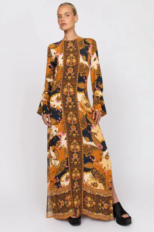 Citrine Gown - Cocoa sold by Nine Lives Bazaar