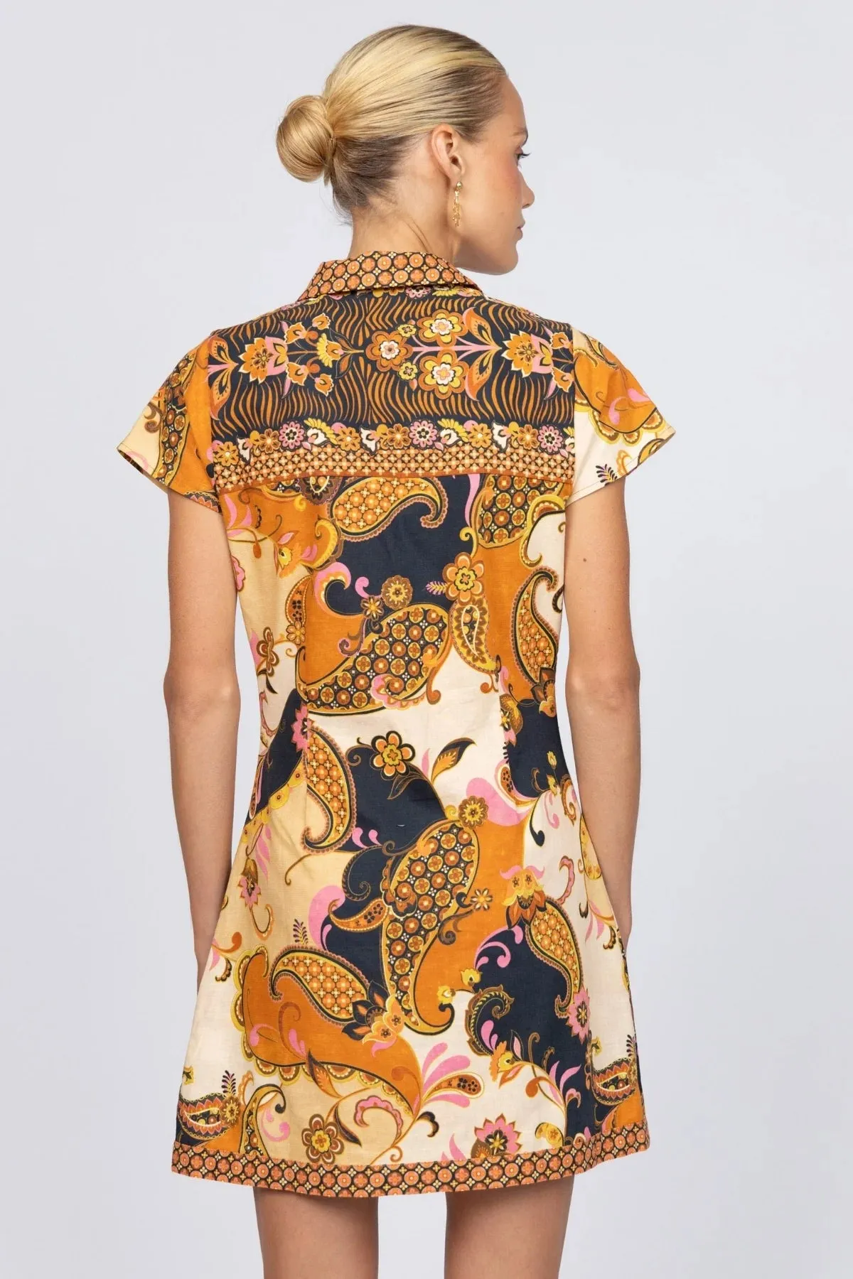 Cindy Mini Dress - Cocoa sold by Nine Lives Bazaar product image thumbnail 4