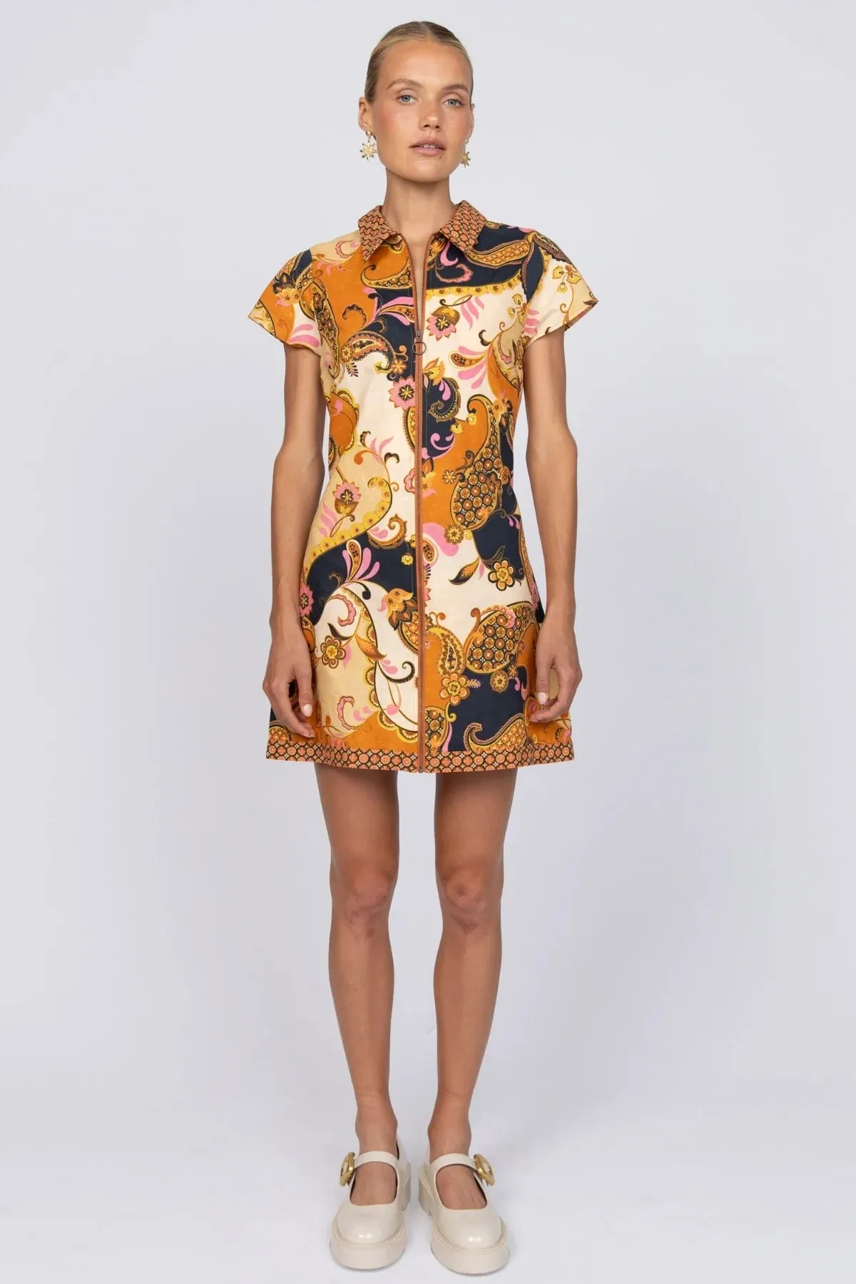 Cindy Mini Dress - Cocoa sold by Nine Lives Bazaar product image thumbnail 2