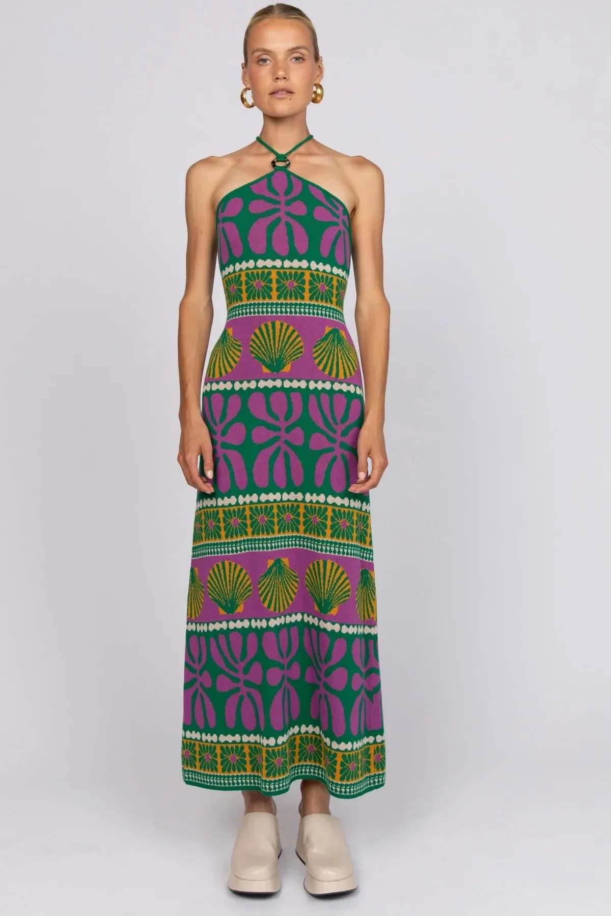 Chi Chi Maxi Dress - Tropica sold by Nine Lives Bazaar product image thumbnail 3