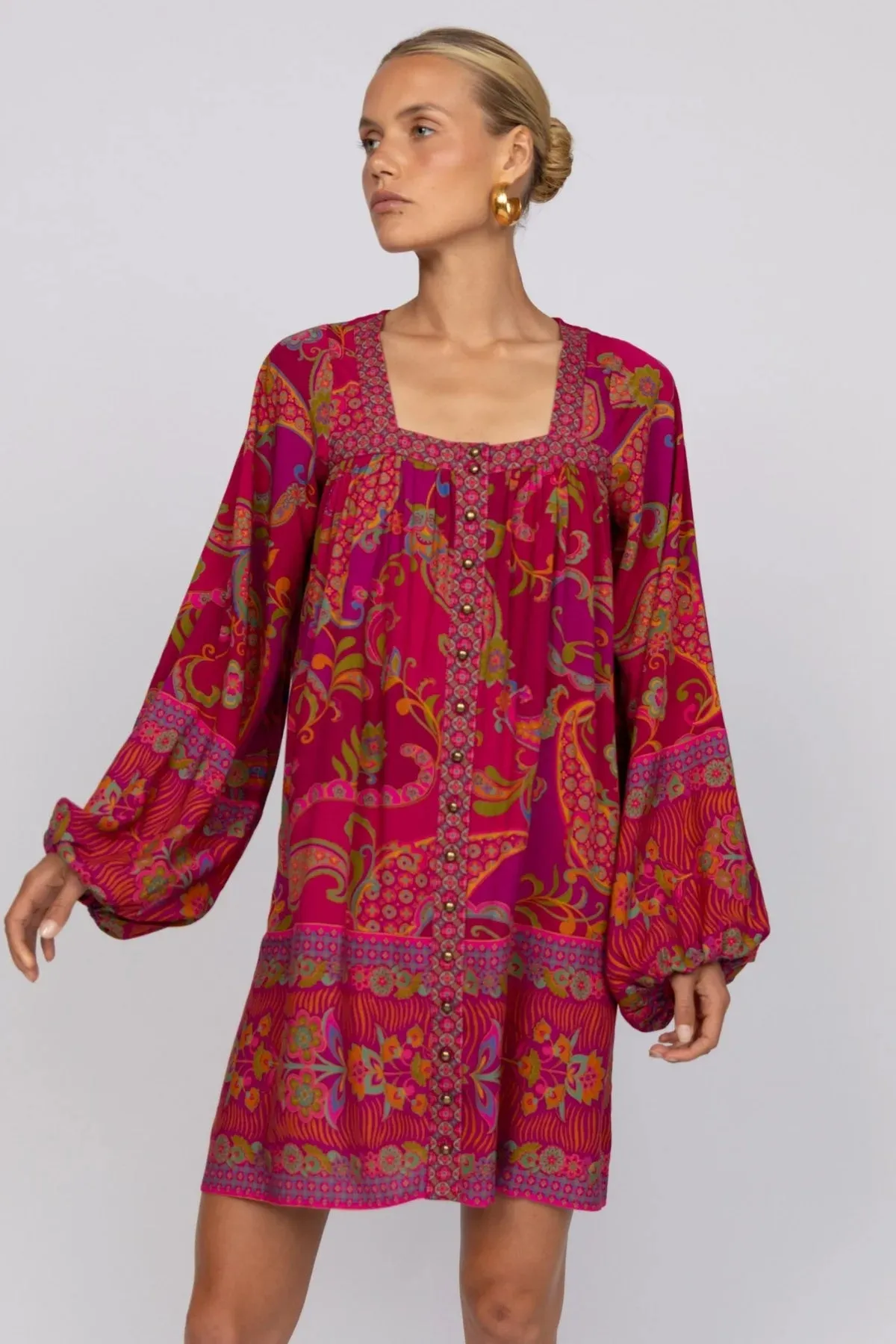 Arizona Mini Dress - Rouge sold by Nine Lives Bazaar product image thumbnail 3