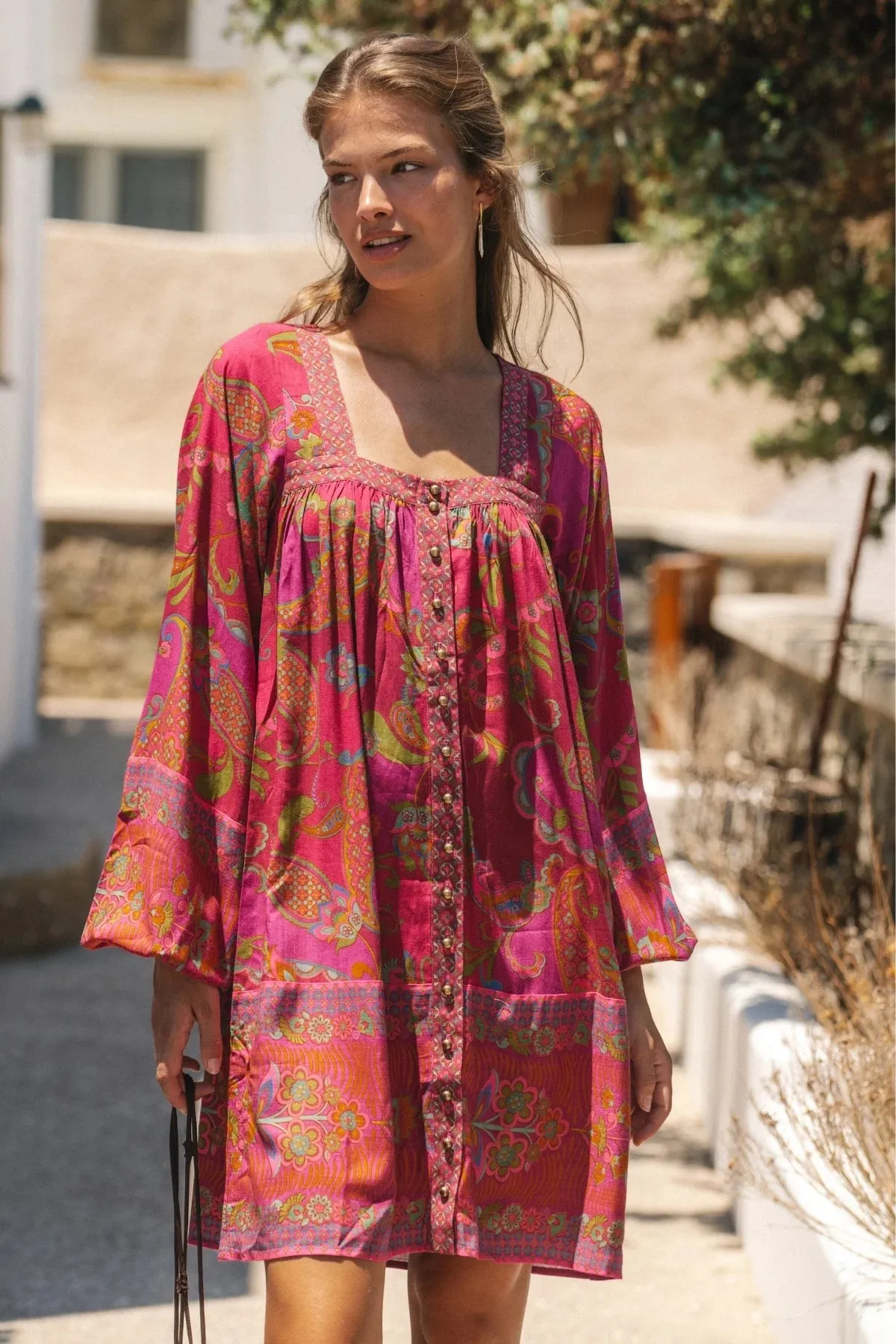 Arizona Mini Dress - Rouge sold by Nine Lives Bazaar product image thumbnail 5