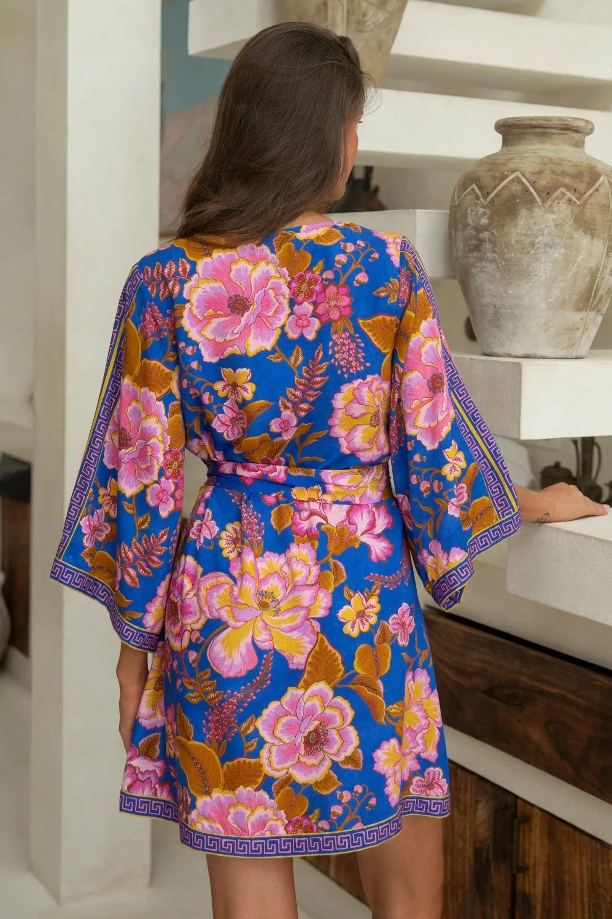 Muse Mini Dress - Peony sold by Nine Lives Bazaar product image thumbnail 5