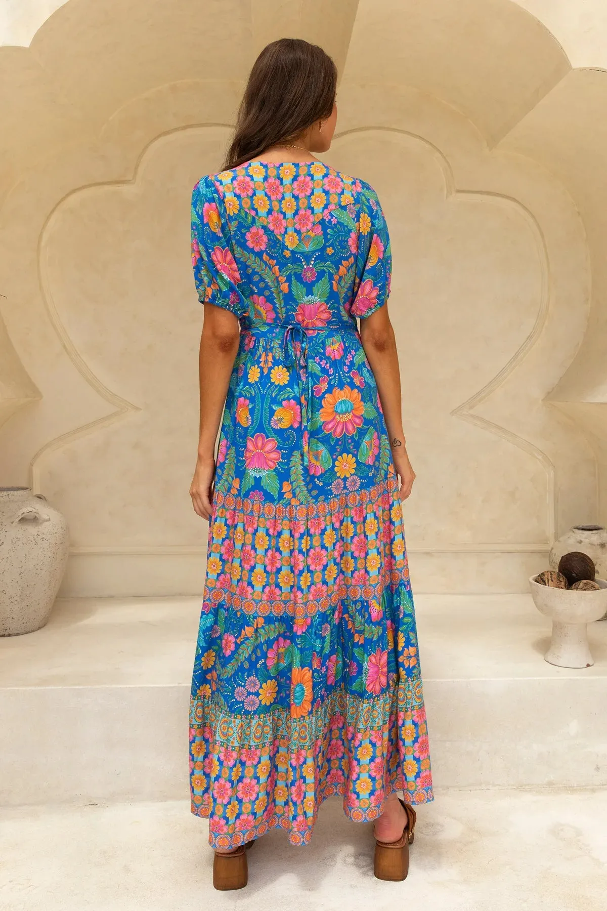Golden Years Maxi Dress - Mirage sold by Nine Lives Bazaar product image thumbnail 5