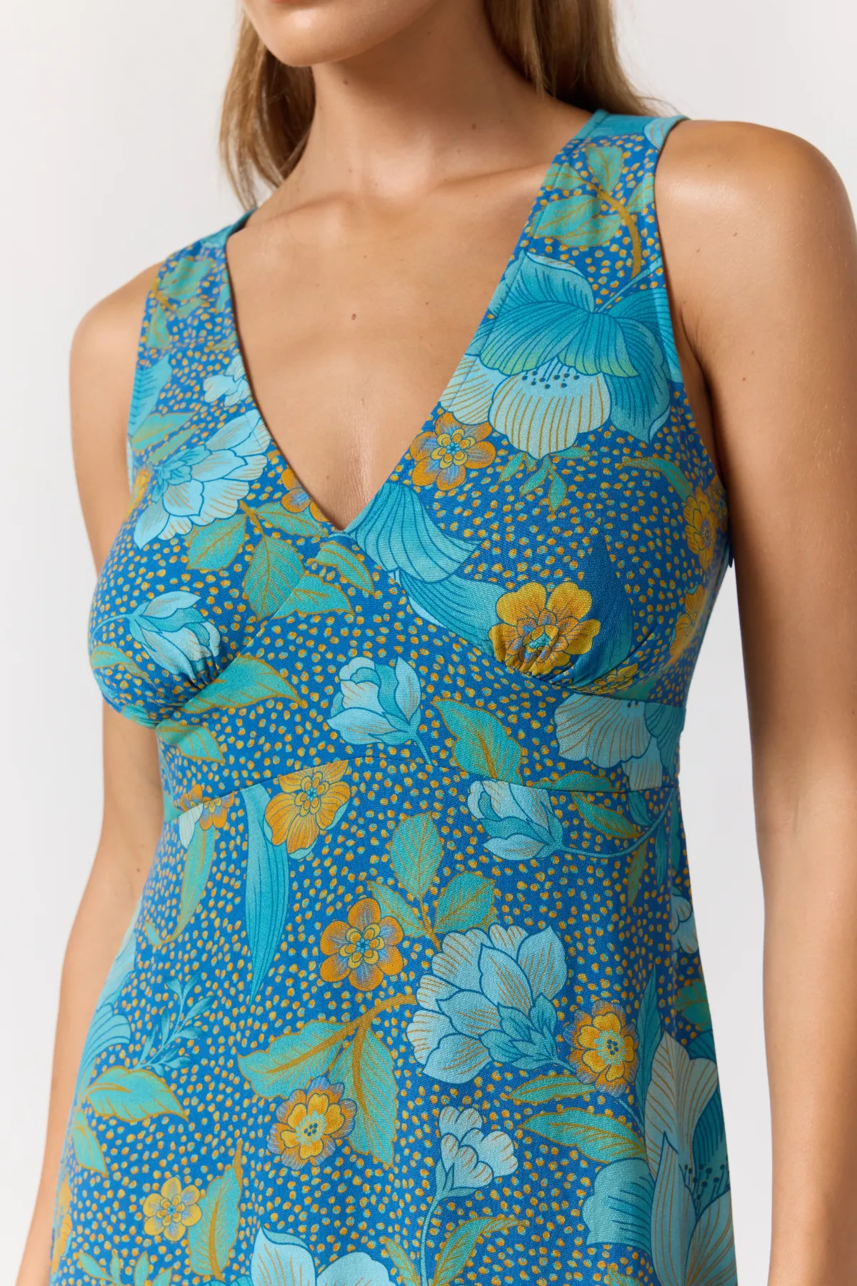 Marley dress - Azure sold by Nine Lives Bazaar product image thumbnail 3