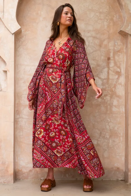 Dreamweaver Gown - Pomegranate made by Nine Lives Bazaar