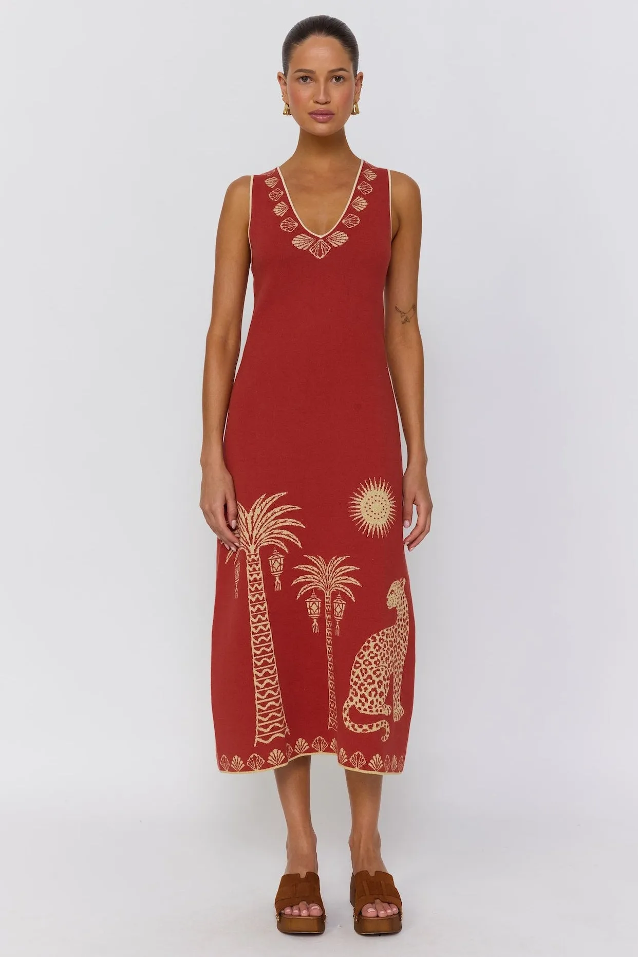 Soleil Dress - Rust sold by Nine Lives Bazaar product image thumbnail 2