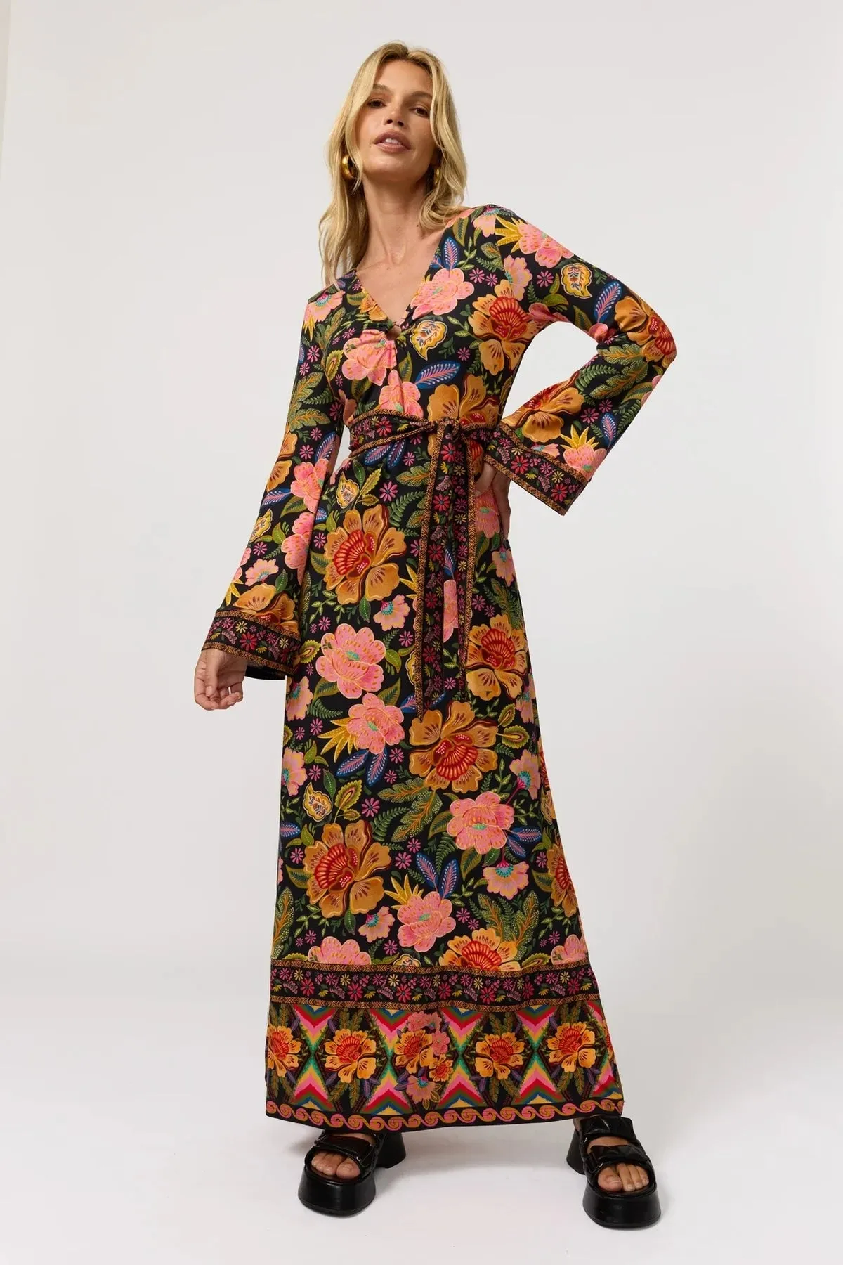 Vera Maxi Dress - Carnivale sold by Nine Lives Bazaar product image thumbnail 3