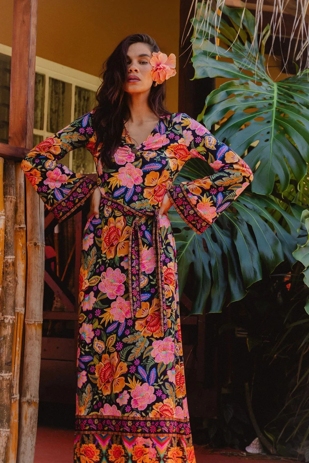 Vera Maxi Dress - Carnivale sold by Nine Lives Bazaar product image thumbnail 2