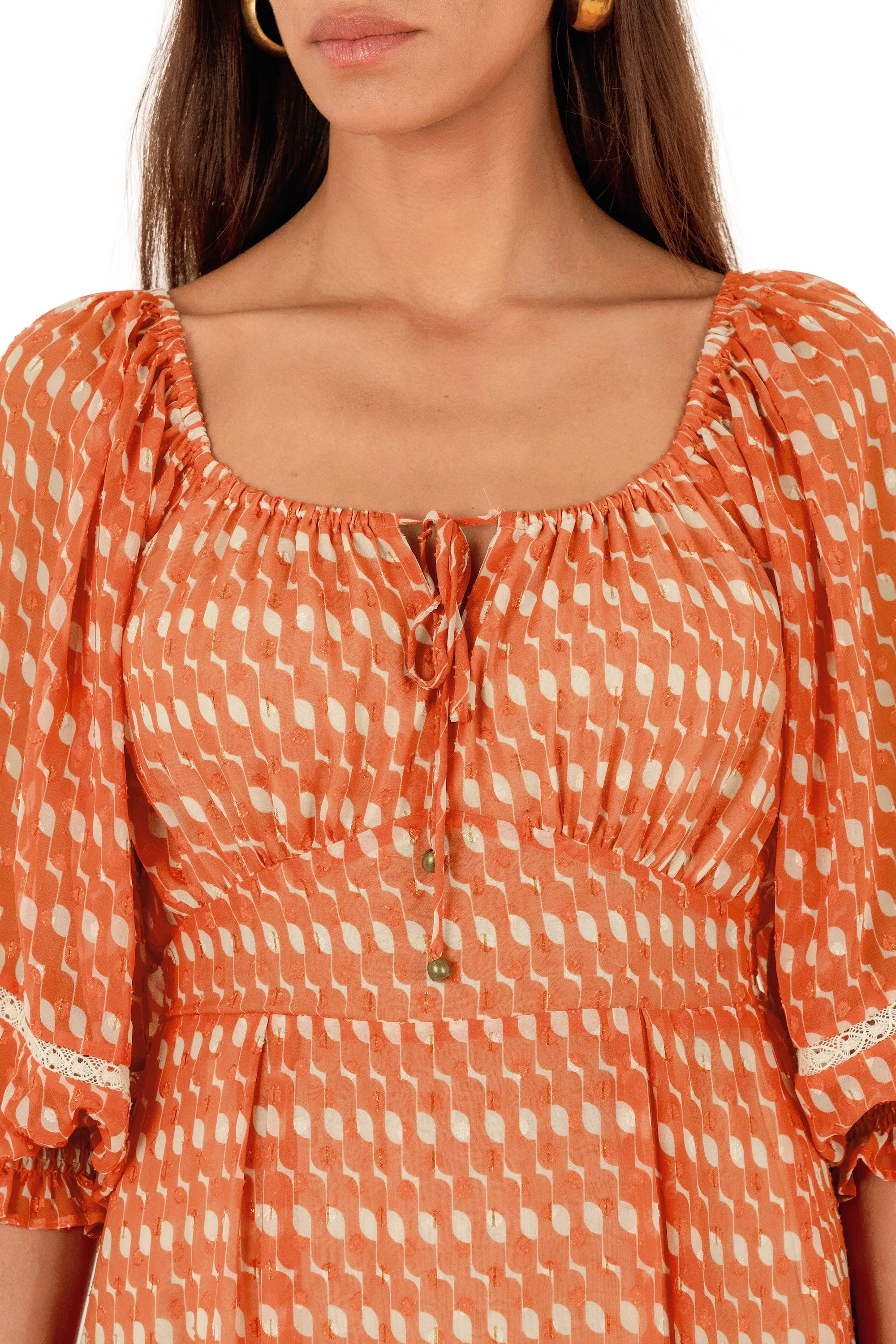 Gigi Maxi Dress - Ochre sold by Nine Lives Bazaar product image thumbnail 4