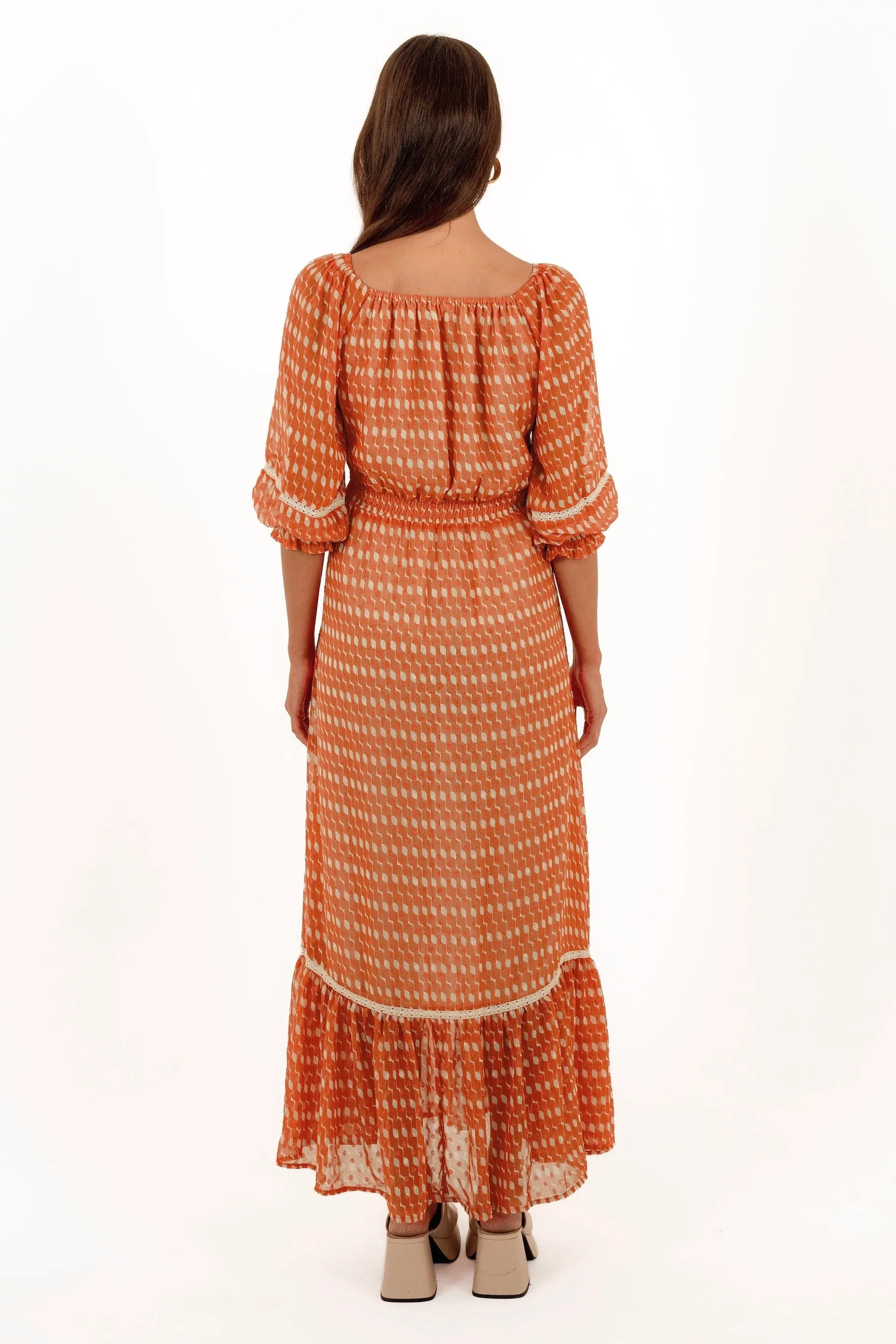 Gigi Maxi Dress - Ochre sold by Nine Lives Bazaar product image thumbnail 5