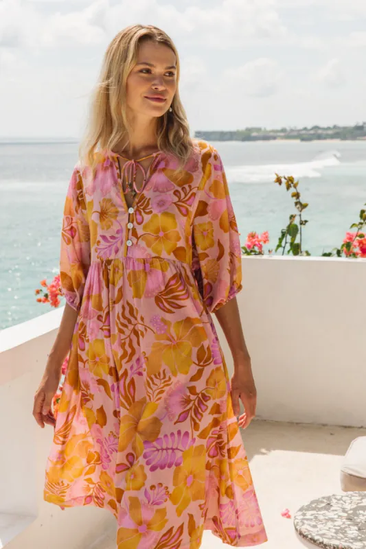 Tilly Dress - Rosewater sold by Nine Lives Bazaar