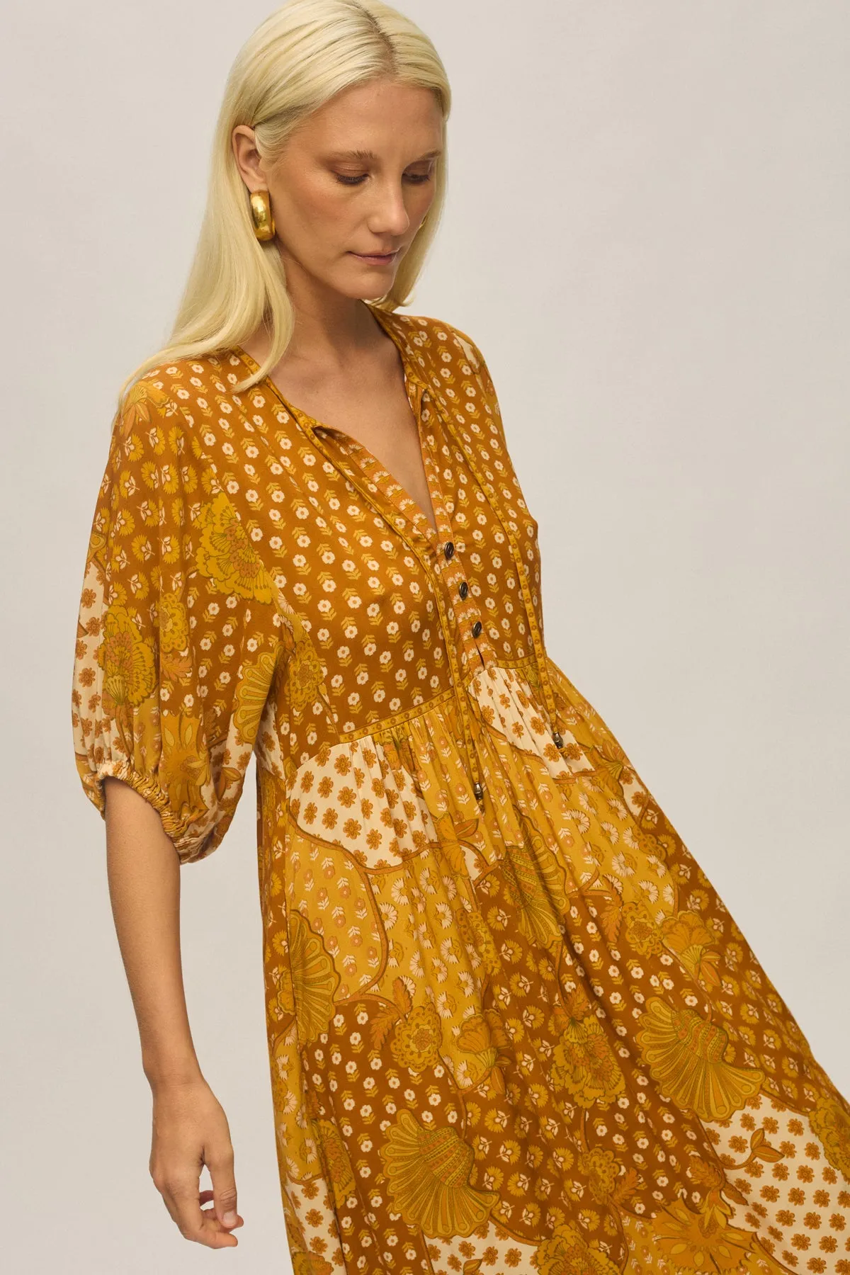 Tilly Midi Dress - Bohemian sold by Nine Lives Bazaar