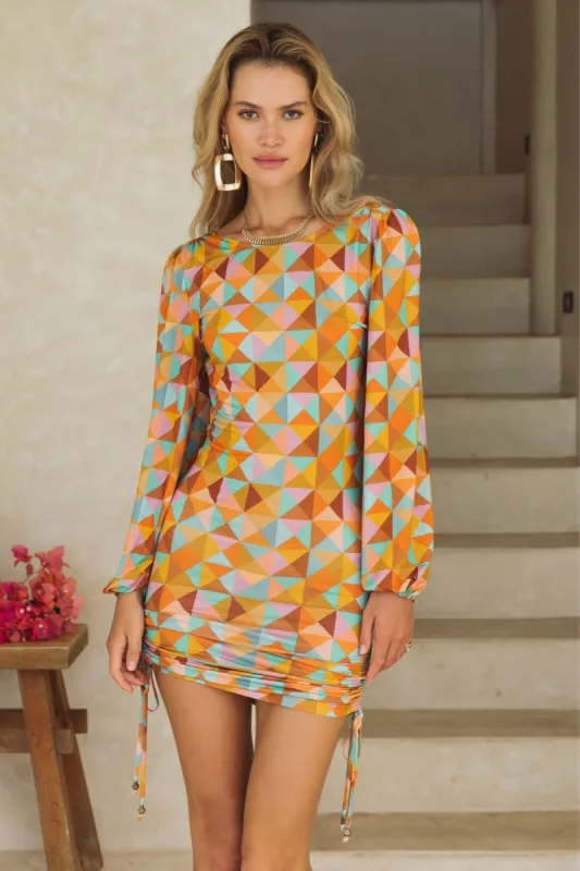Late Nights Mini Dress - Carnivale sold by Nine Lives Bazaar