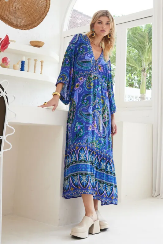 Empire Dress - Mystic Lagoon sold by Nine Lives Bazaar