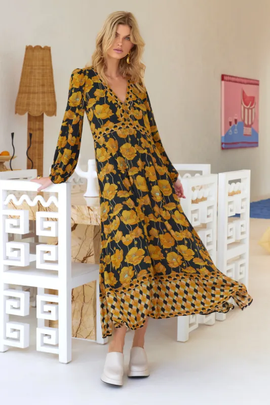 Lovebird Dress - Poppy sold by Nine Lives Bazaar