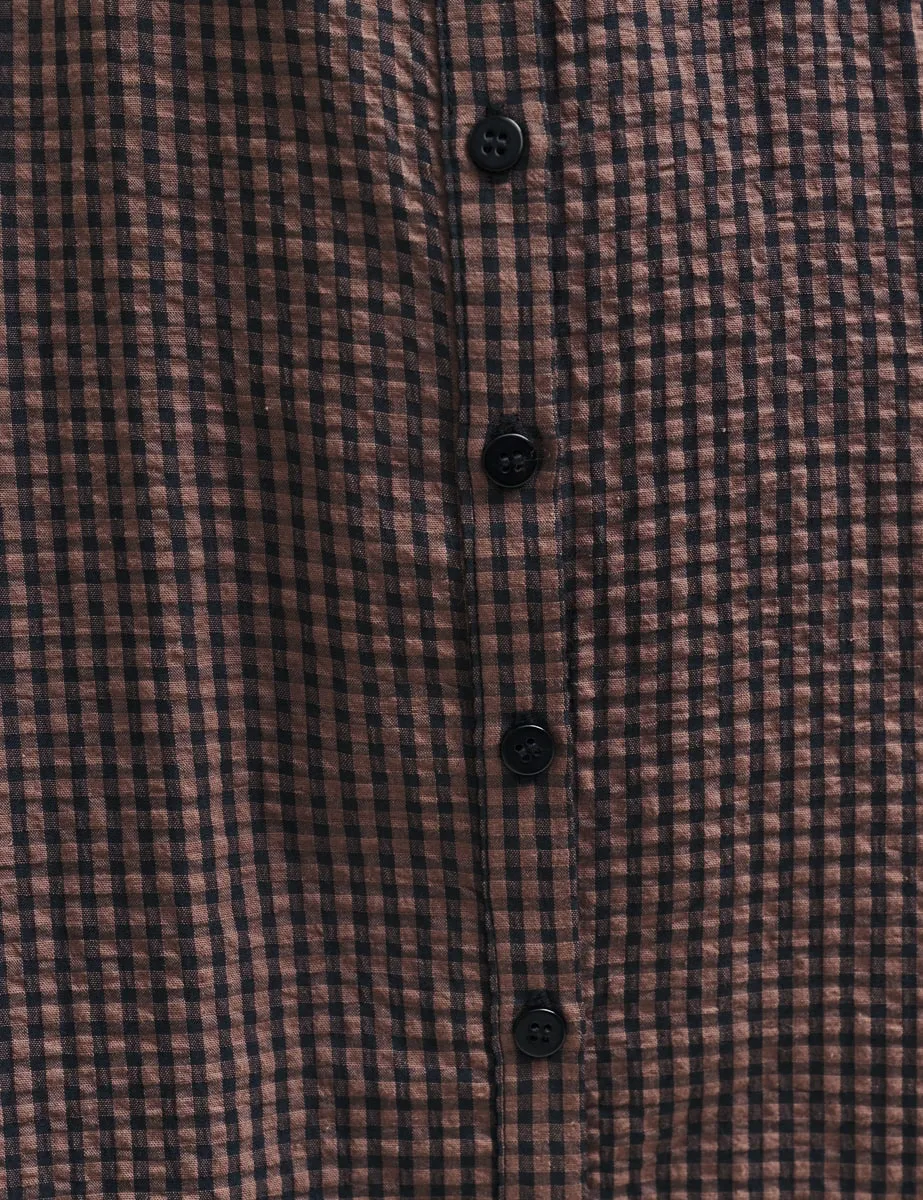 Brown Check Annalise Midi Dress sold by Nobody's Child product image thumbnail 4