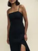 Black Maddy Midi Dress sold by Nobody's Child