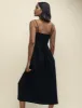 Black Maddy Midi Dress sold by Nobody's Child