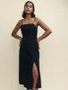 Black Maddy Midi Dress sold by Nobody's Child