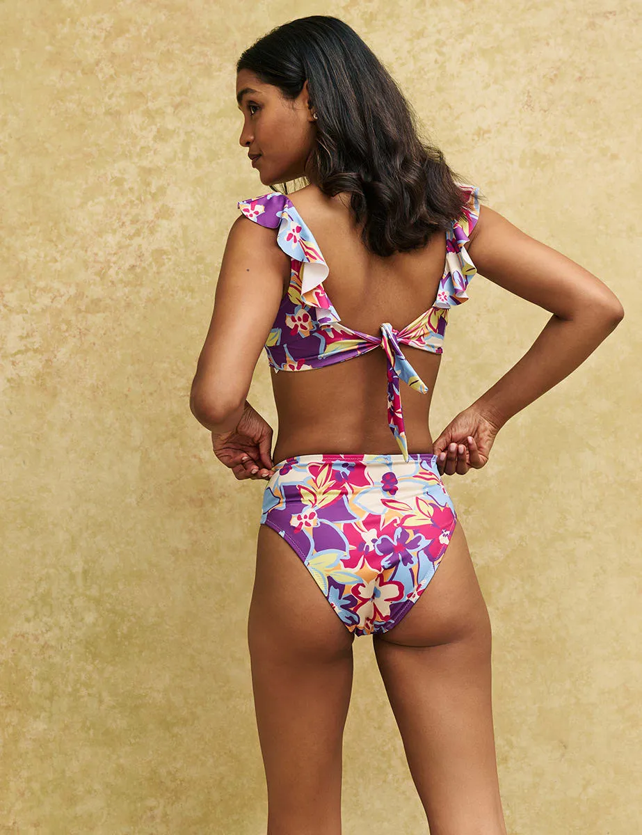 Tropical Floral Maeby Bikini Top sold by Nobody's Child product image thumbnail 4