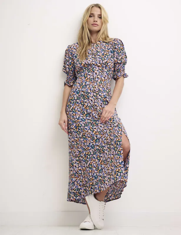 Harper Ditsy Luna Midi Dress sold by Nobody's Child