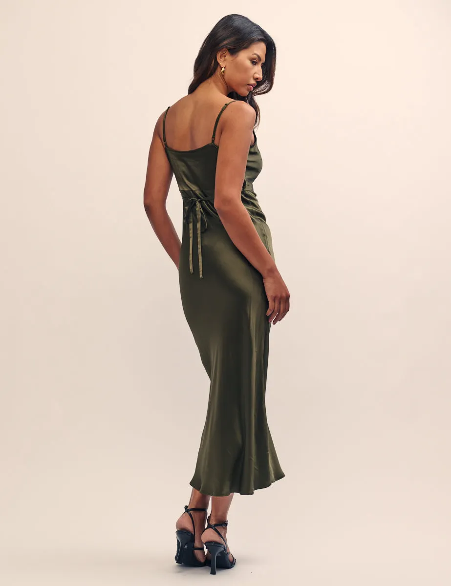 Green Bridesmaid Trixie Midaxi Dress sold by Nobody's Child product image thumbnail 4