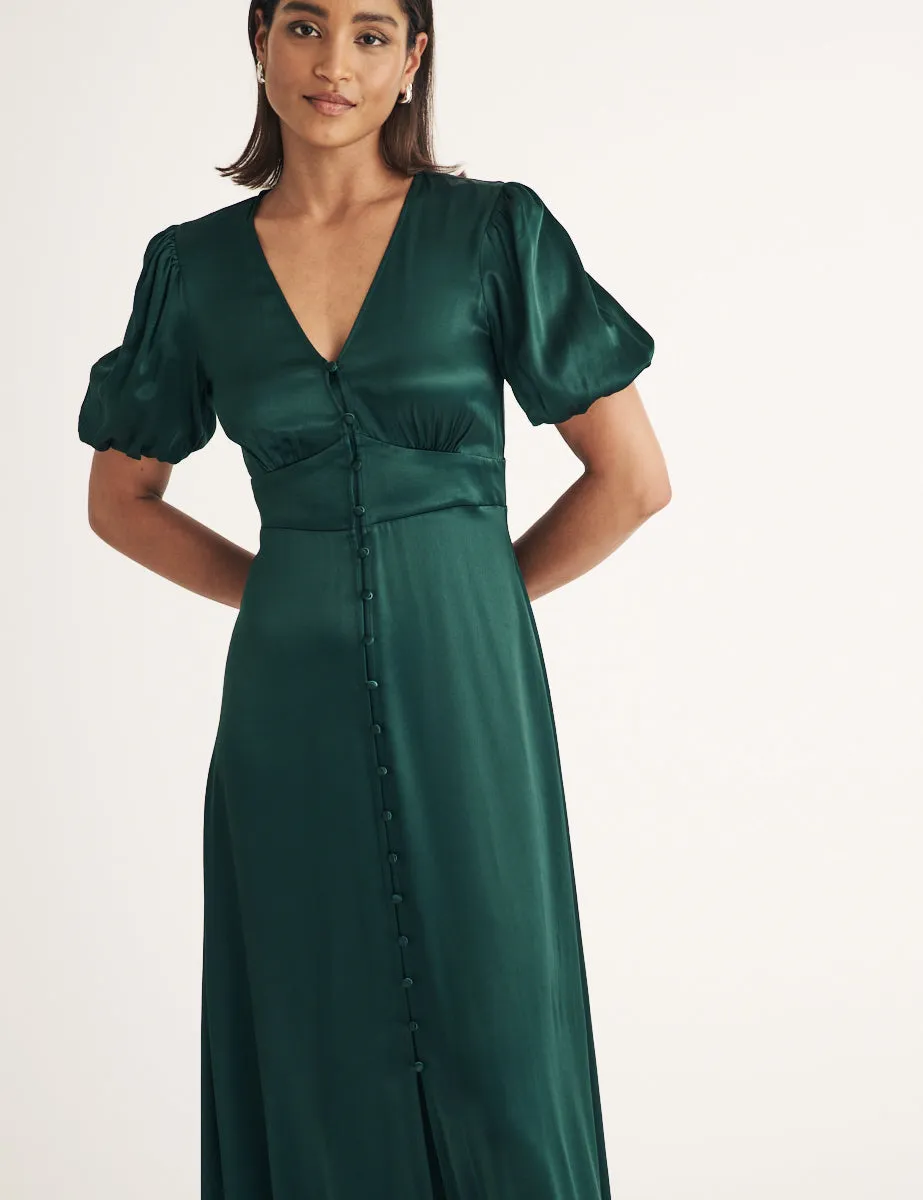 Green Bridesmaid Tyra Midi Dress sold by Nobody's Child product image thumbnail 2