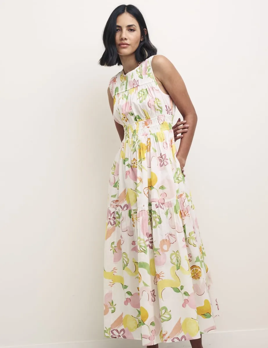 Watercolour Fruit Print Elora Midaxi Dress sold by Nobody's Child product image thumbnail 3