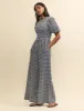 Black Gingham Nicolette Jumpsuit sold by Nobody's Child