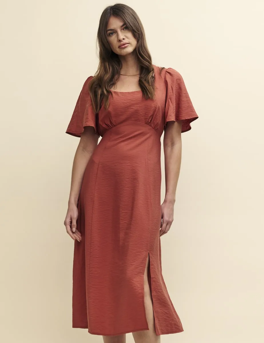 Teracotta Dee Dee Midi Dress sold by Nobody's Child product image thumbnail 3