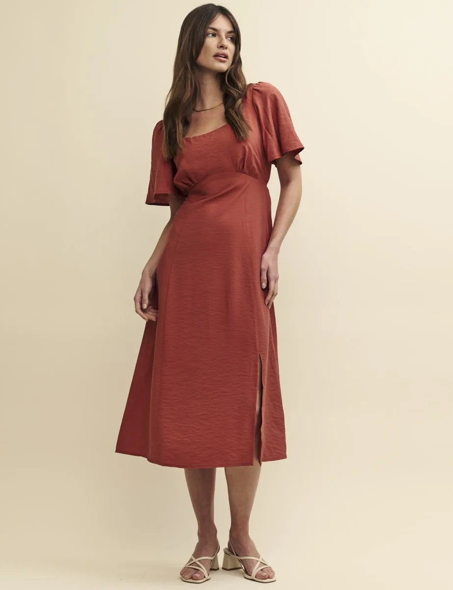Teracotta Dee Dee Midi Dress sold by Nobody's Child