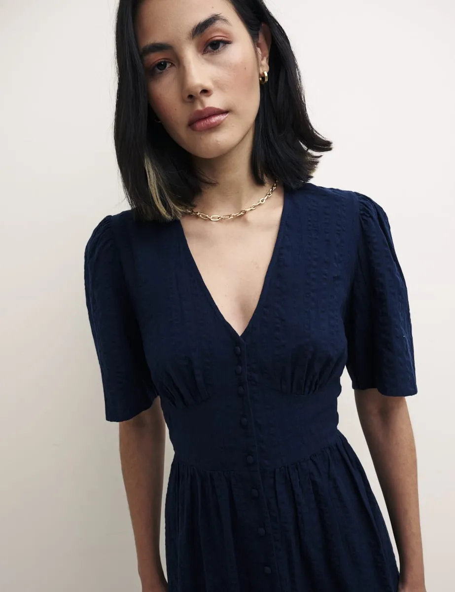 Navy Mietta Mini Dress sold by Nobody's Child product image thumbnail 2