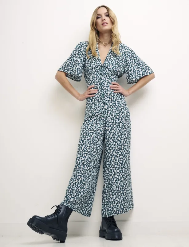 Ditsy Floral Daisy Jumpsuit sold by Nobody's Child