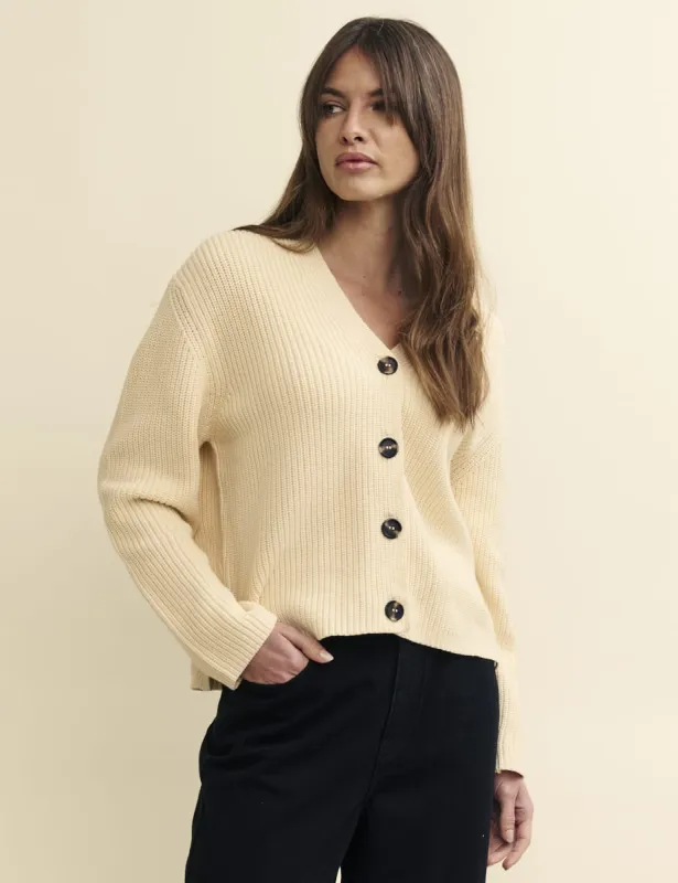 Cream Knitted Cardigan sold by Nobody's Child
