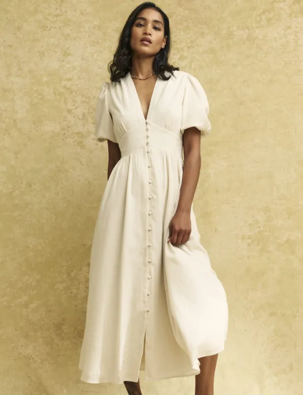 Cream Starlight Midaxi Dress sold by Nobody's Child