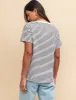 Striped Easy Fit Crew Neck T-shirt sold by Nobody's Child
